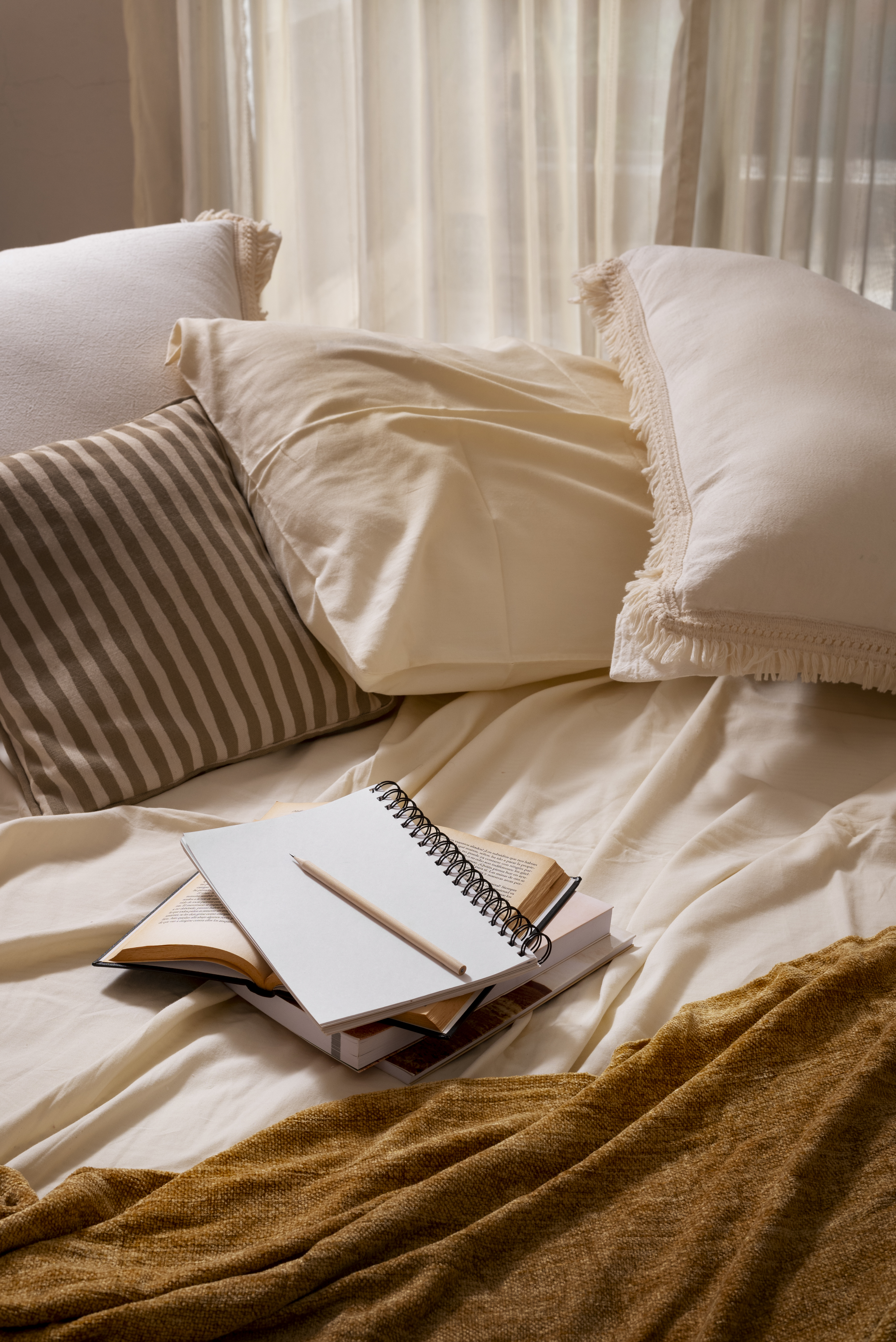 A calm journalling moment